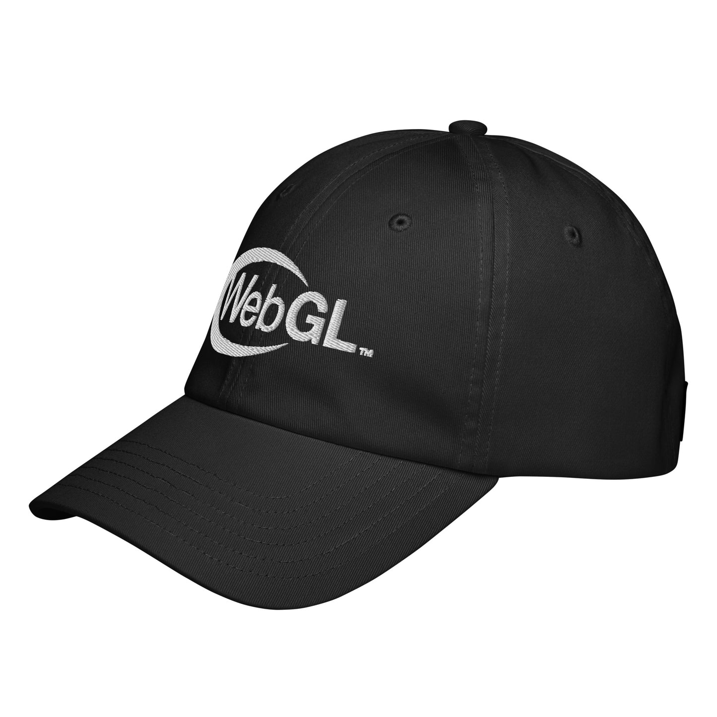WebGL White Logo Hat