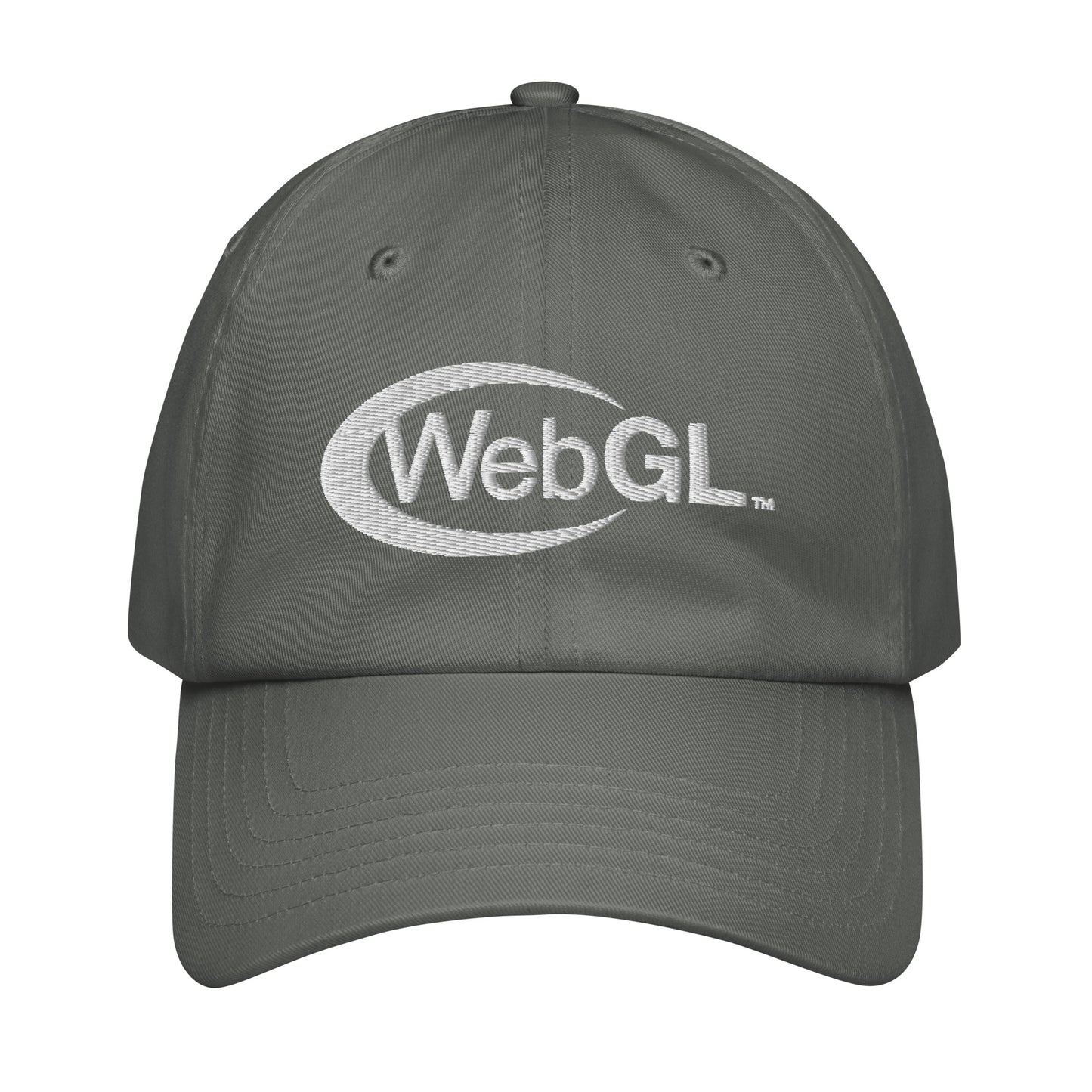 WebGL White Logo Hat