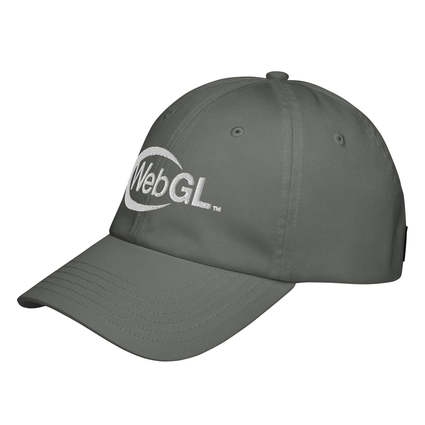 WebGL White Logo Hat