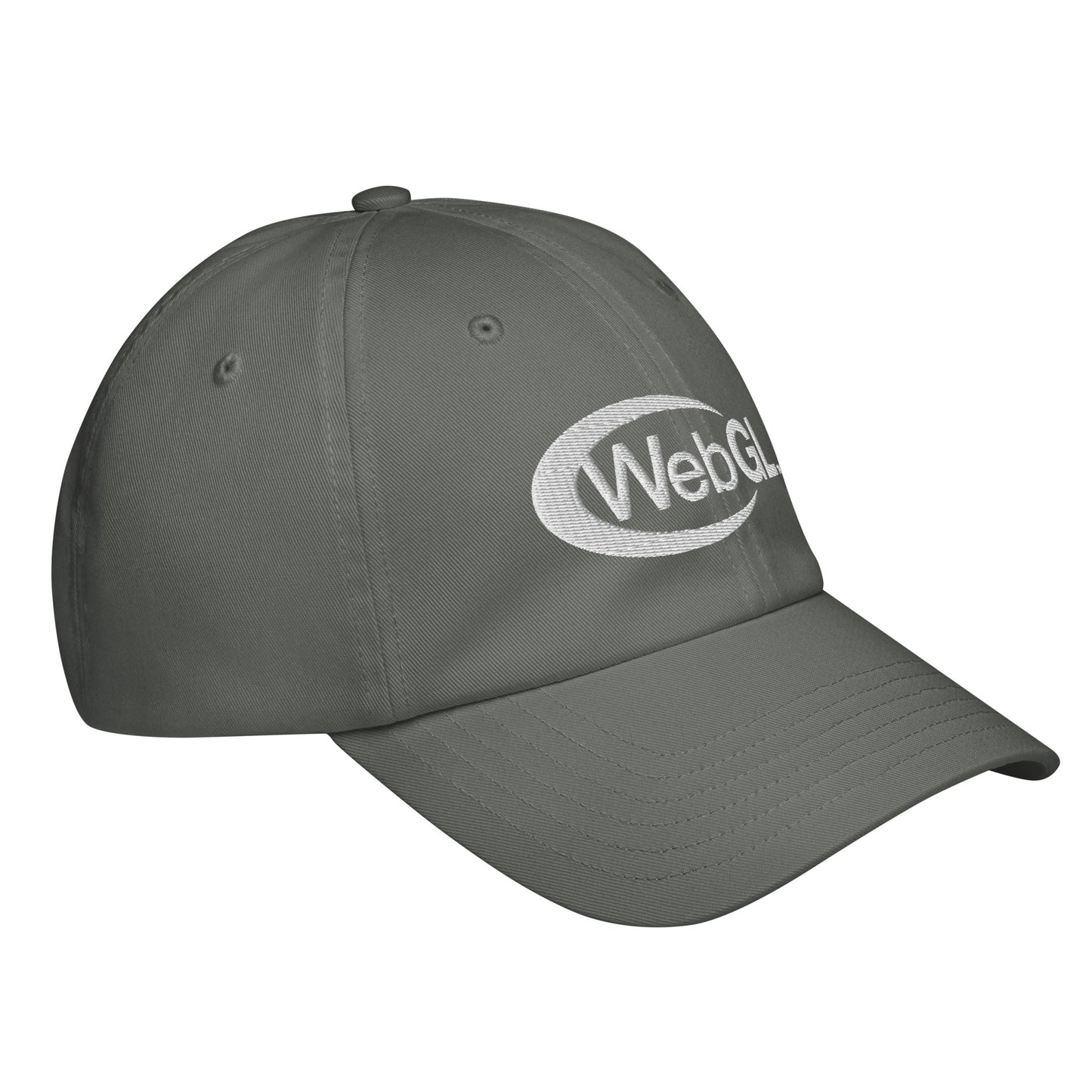 WebGL White Logo Hat