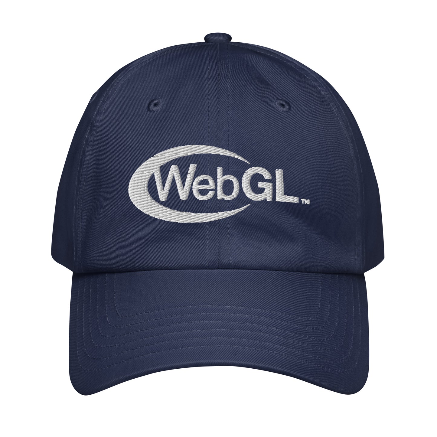 WebGL White Logo Hat
