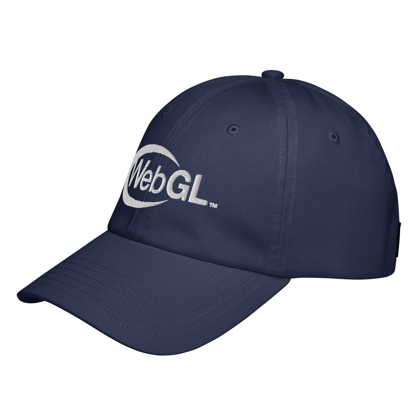 WebGL White Logo Hat