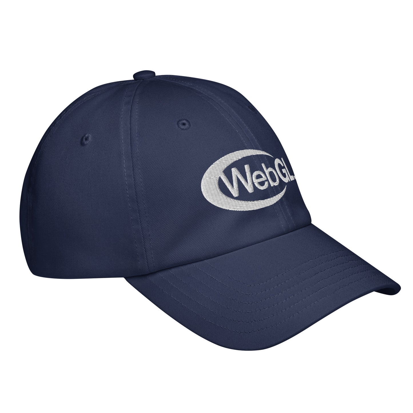 WebGL White Logo Hat