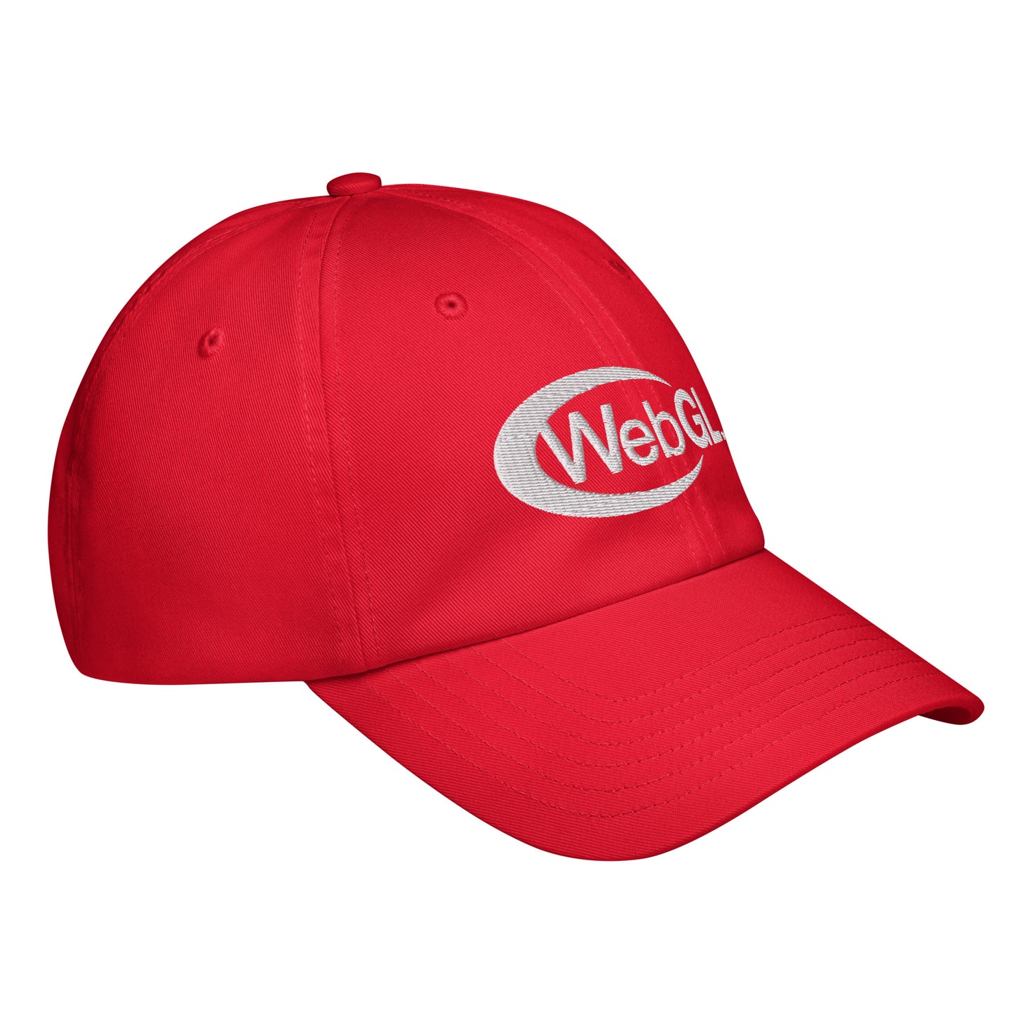 WebGL White Logo Hat