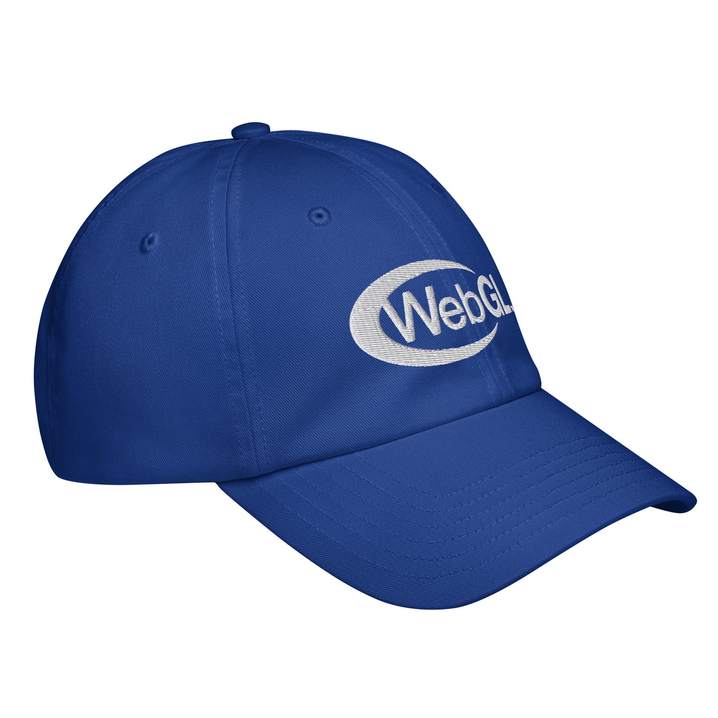 WebGL White Logo Hat